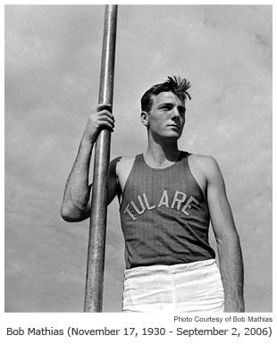 Bob Mathias metal pole